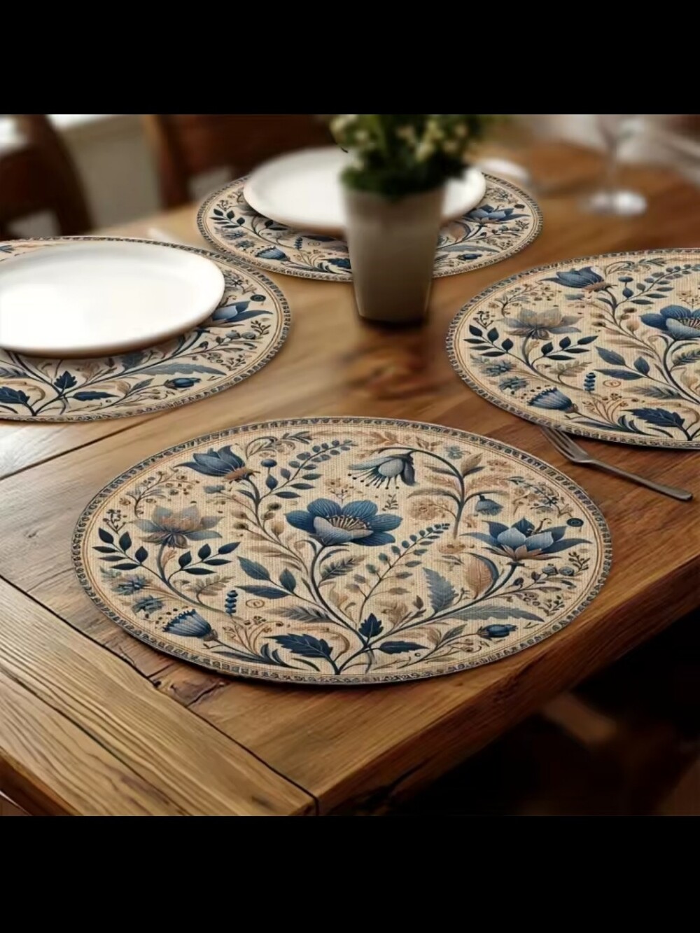 4 Piece Set Of Diningroom Table Mats - Picture 4 of 4
